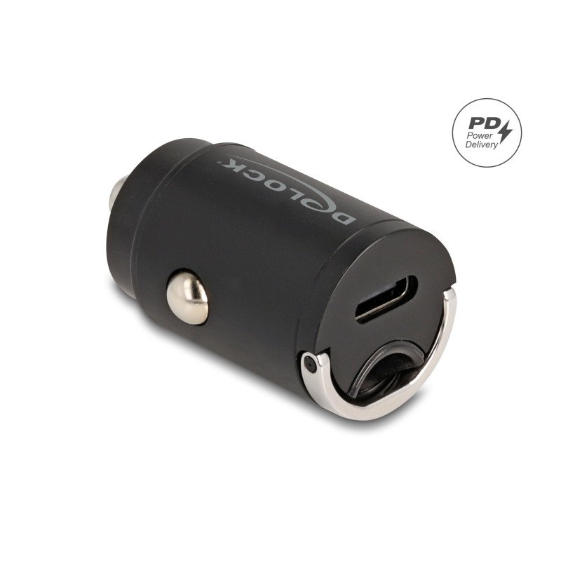 Delock Mini Kfz Ladeadapter USB Type-C™ PD 3.0 mit 30 W