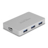 Delock 7 Port USB Hub mit 4 x USB Type-C™ Buchse und 3 x USB Typ-A Buchse mit PD 82 W