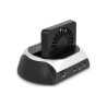 Delock USB 10 Gbps Dockingstation für 2.5″ / 3.5″ SATA HDD / SSD oder M.2 NVMe PCIe oder SATA SSD mit Lüfter