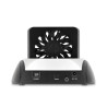Delock USB 10 Gbps Dockingstation für 2.5″ / 3.5″ SATA HDD / SSD oder M.2 NVMe PCIe oder SATA SSD mit Lüfter