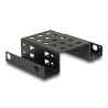 Delock Einbaurahmen 2 x 2.5″ zu 5.25″ schwarz