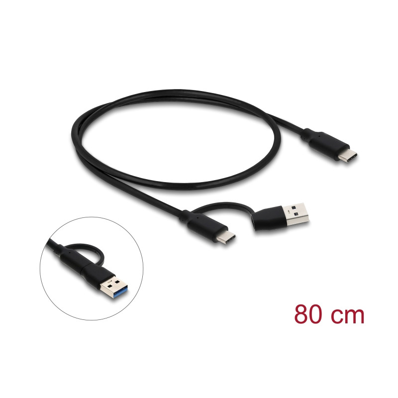 Delock USB 10 Gbps Hub mit 3 USB Type-C™ und 4 USB Typ-A Ports