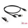 Delock USB 10 Gbps Hub mit 3 USB Type-C™ und 4 USB Typ-A Ports