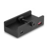Delock Externer USB 5 Gbps 3 Port Hub 2 x USB Typ-A, 1 x USB Type-C™ und 2 Slot Card Reader mit Feststellschraube