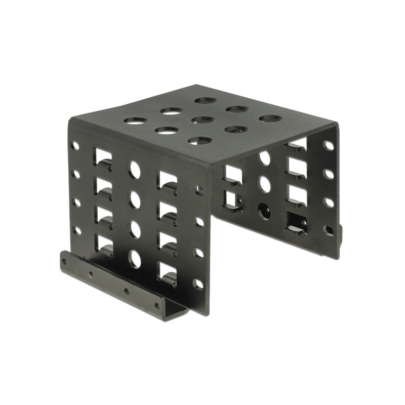 Delock Einbaurahmen 4 x 2.5″ zu 3.5″ schwarz