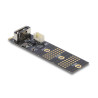Delock Adapter M.2 Key B Stecker zu SATA 7 Pin vertikal
