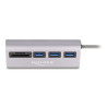 Delock 3 Port USB 5 Gbps Hub inklusive SD und Micro SD Card Reader mit USB Type-C™ Anschluss
