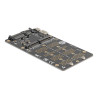 Delock Konverter M.2 Key M NVMe SSD zu OCuLink SFF-8612 und M.2 Key B SATA SSD zu SATA