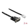 Delock Seriell RS-232/422/485 Adapterkabel Sub-D 9 Stecker zu RJ45 Stecker 2 m