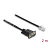 Delock Seriell RS-232/422/485 Adapterkabel Sub-D 9 Buchse zu RJ45 Stecker 2 m