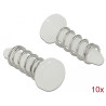 Delock Schnappniete für Kühlkörper - Set 10 Stück weiß