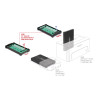 Delock Konverter M.2 Key M NVMe SSD zu U.2 oder M.2 Key B SATA SSD zu SATA - werkzeugfrei