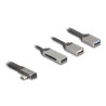 Delock 2 Port USB Hub inklusive SD und Micro SD Card Reader mit USB Type-C™ Anschluss