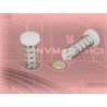Delock Schnappniete für Kühlkörper - Set 10 Stück weiß