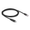 Delock Adapter USB 2.0 Typ-A Stecker zu 1 x Seriell RS-232 RJ45 Stecker 1,8 m schwarz