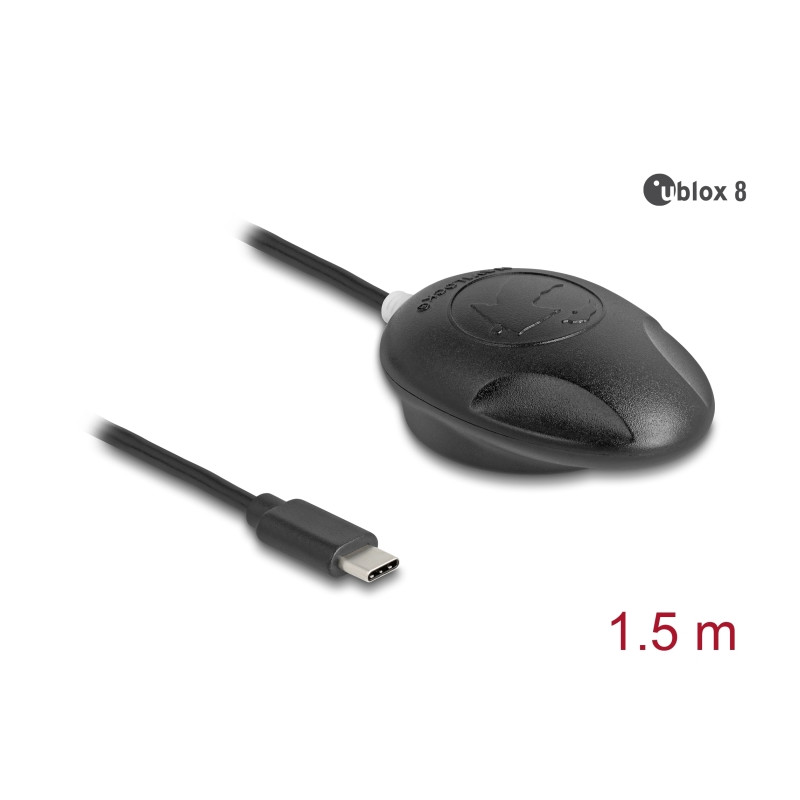 Navilock NL-8002UC USB 2.0 Type-C™ Multi GNSS Empfänger u-blox 8 1,5 m