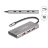 Delock 7 Port USB Hub 10 Gbps mit 4 x USB Type-C™ Buchse und 3 x USB Typ-A Buchse mit PD 80 W