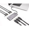 Delock 7 Port USB Hub 10 Gbps mit 4 x USB Type-C™ Buchse und 3 x USB Typ-A Buchse mit PD 80 W
