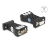 Delock Isolator RS-232 D-Sub 9 Buchse zu RS-232 D-Sub 9 Stecker RXD, TXD, DTR, RTS, GND galvanische Trennung 2,5 kV