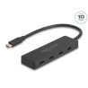 Delock USB 10 Gbps USB Type-C™ Hub mit 4 x USB Type-C™ Buchse schwarz