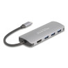 Delock 7 Port USB 10 Gbps Hub und 4K HDMI Ausgang mit USB Type-C™ Anschluss und PD 3.0 90 Watt