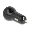 Delock Kfz Ladeadapter USB Type-C™ PD 3.0 und USB Typ-A mit 32 W