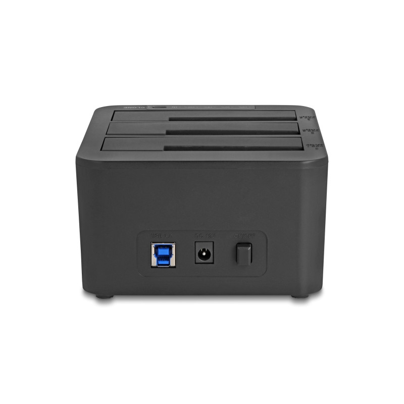 Delock USB Dockingstation für 3 x SATA HDD / SSD mit 1:2 Klon Funktion