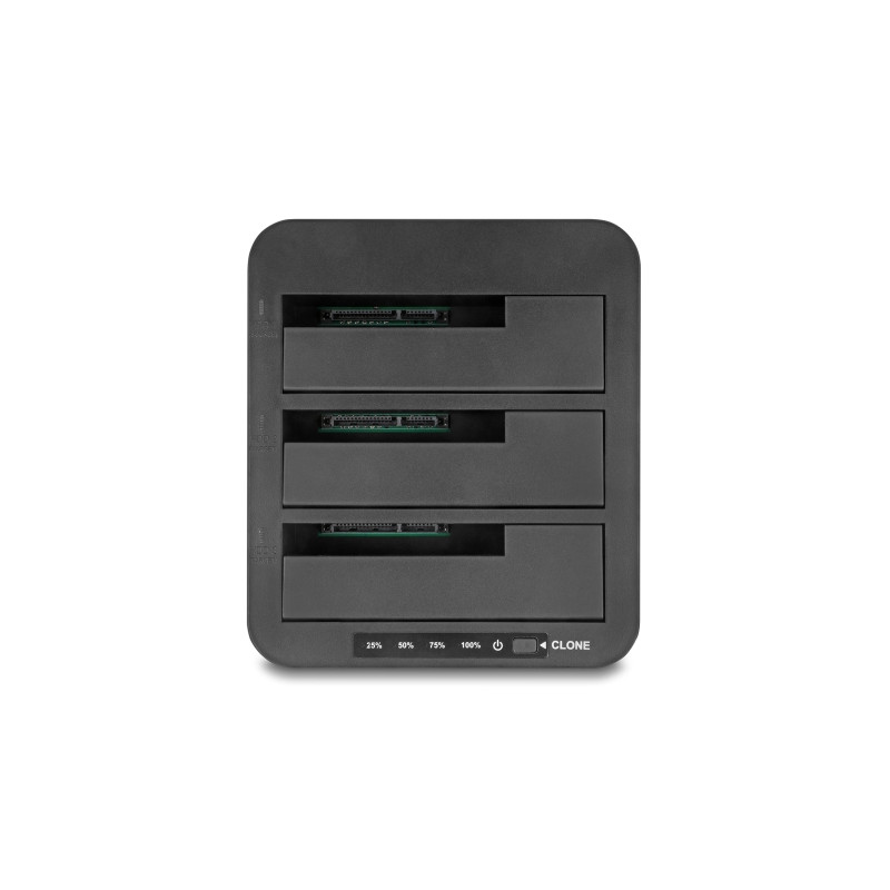 Delock USB Dockingstation für 3 x SATA HDD / SSD mit 1:2 Klon Funktion