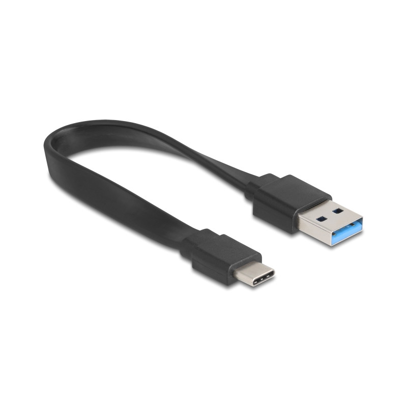 Delock 4 Port USB Hub 5 Gbps mit USB Typ-A oder USB Type-C™ Anschluss in transparentem Gehäuse