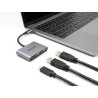 Delock 3 Port USB Hub 10 Gbps mit USB Type-C™ zu 1 x USB Type-C™ + 2 x USB Typ-A