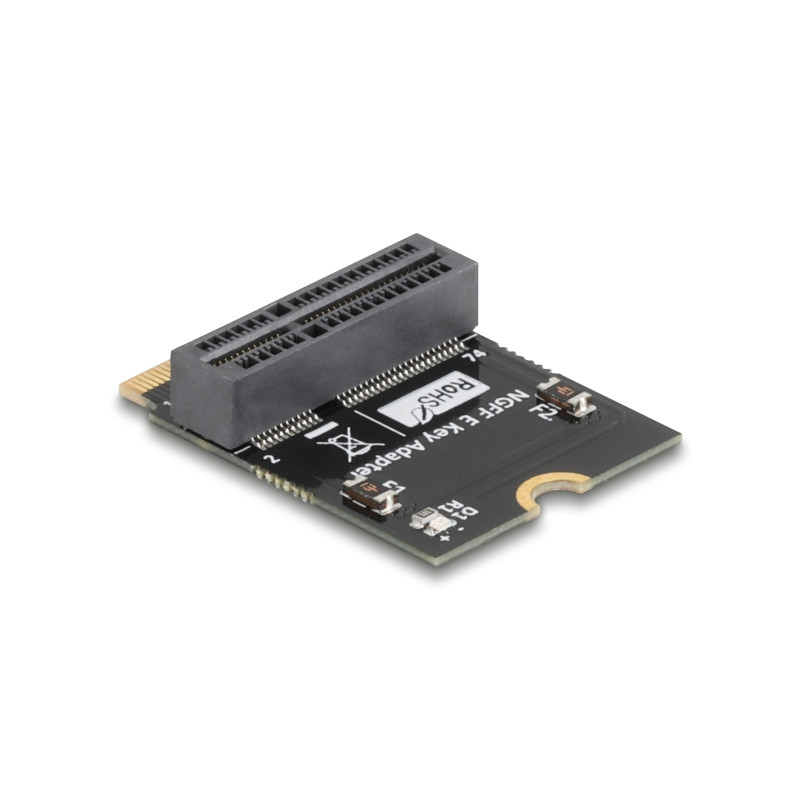 Delock Adapter M.2 Key E Stecker zu M.2 Key E Slot 90° gewinkelt