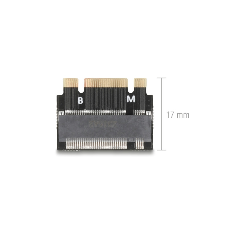 Delock Adapter M.2 Key B+M Stecker zu M.2 Key M Slot - Verlängerung