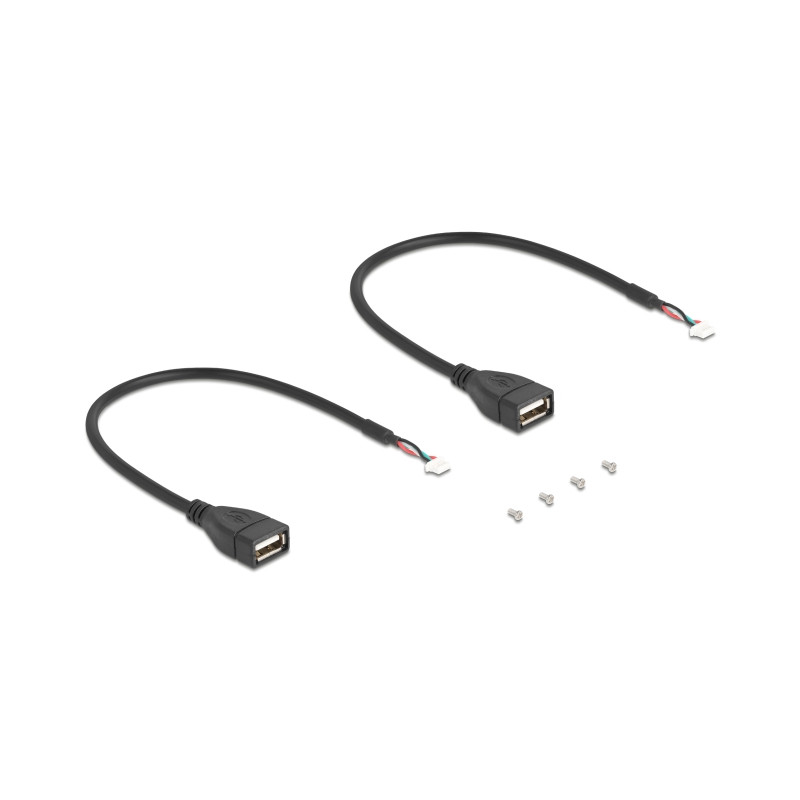 Delock Mini PCIe Adapter full size zu 2 x USB 2.0 Typ-A Buchse 30 cm