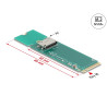 Delock M.2 Key M zu 1 x OCuLink SFF-8612 Konverter