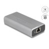Delock USB 40 Gbps USB Type-C™ Netzwerk Adapter 10 Gigabit LAN 1 x RJ45