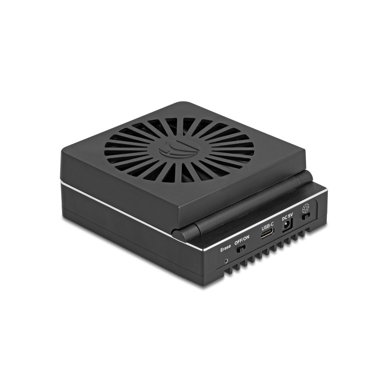 Delock USB 20 Gbps M.2 Dockingstation für 4 x M.2 NVMe PCIe SSD mit Klon- und Löschfunktion