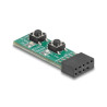 Delock Schalter mit Resettaste und Ein- / Austaste für PC-Mainboard