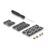 Delock PCI Express 3.0 x4 zu M.2 Key M Adapter mit Lüfter und Kabel 10 cm