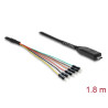 Delock Konverter USB 2.0 Type-C™ zu UART TTL (3,3 V) Schnittstelle mit 6 x Pfostenstecker TX/RX/CTS/RTS und 3,3 V Ausgangsspannu