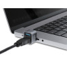 Delock Mini USB Hub USB Type-C™ Stecker zu 1 x USB 10 Gbps USB Typ-A und 1 x USB 2.0 Typ-A