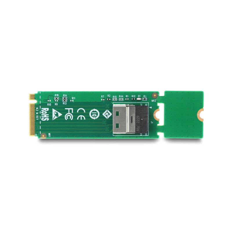 Delock M.2 Key M zu 1 x SFF-8654 4i Konverter