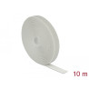 Delock Klettband auf Rolle L 10 m x B 20 mm grau