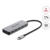 Delock 2 Port USB 10 Gbps Hub und 2 Port USB-C™ 4K mit PD 3.0 100 Watt