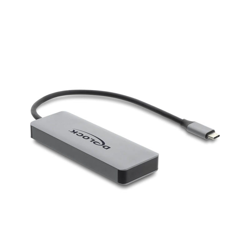 Delock 2 Port USB 10 Gbps Hub und 2 Port USB-C™ 4K mit PD 3.0 100 Watt