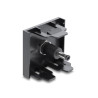 Delock Easy 45 Modul DC 5,5 x 2,5 mm Buchse zu DC 5,5 x 2,1 mm Stecker schwarz