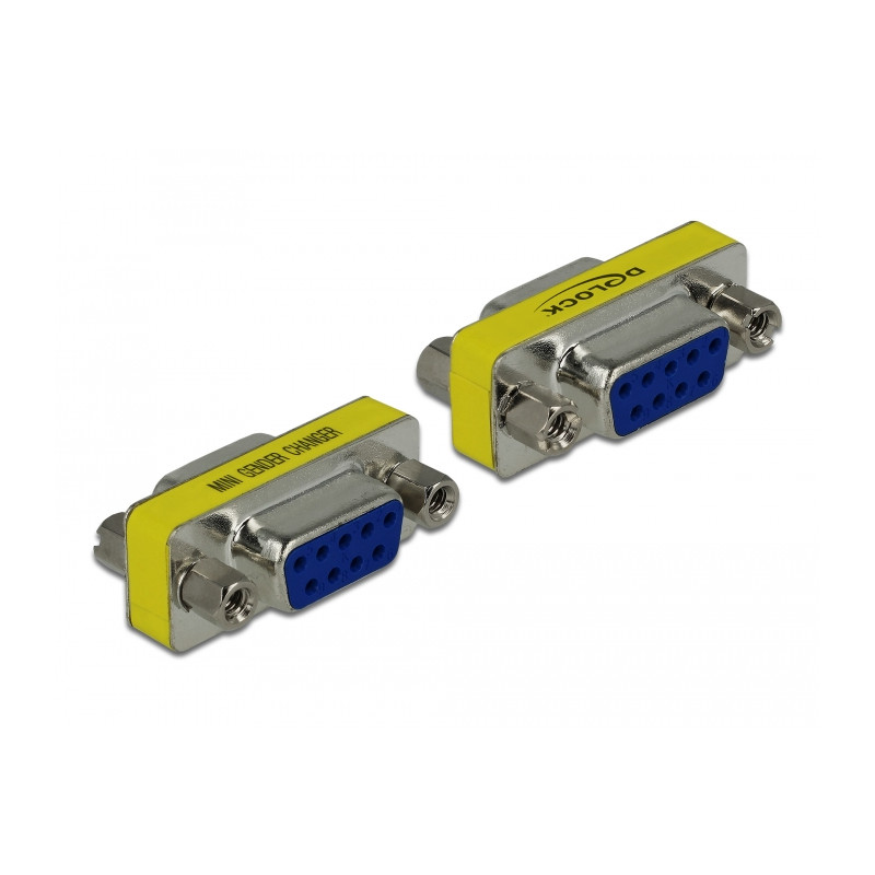 Delock D-Sub9 Buchse / Buchse Gender Changer
