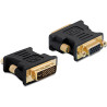 Delock Adapter VGA 15 Pin Buchse zu DVI 24+5 Stecker