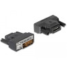Delock Adapter DVI 24+1 Pin Stecker zu HDMI Buchse mit LED - bidirektional