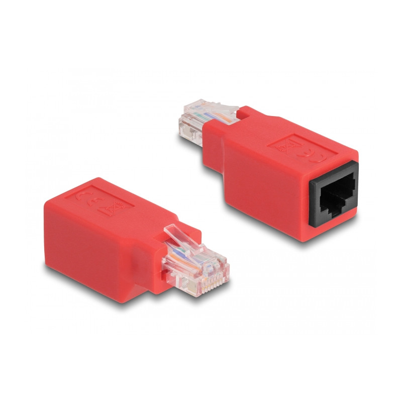 Delock RJ45 Crossover Adapter Stecker - Buchse