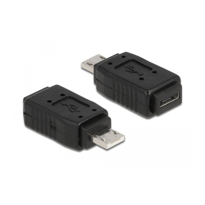 Delock Adapter USB micro-A+B Buchse zu USB micro A-Stecker